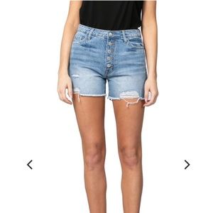 NWOT Vervet ultra high-rise denim shorts